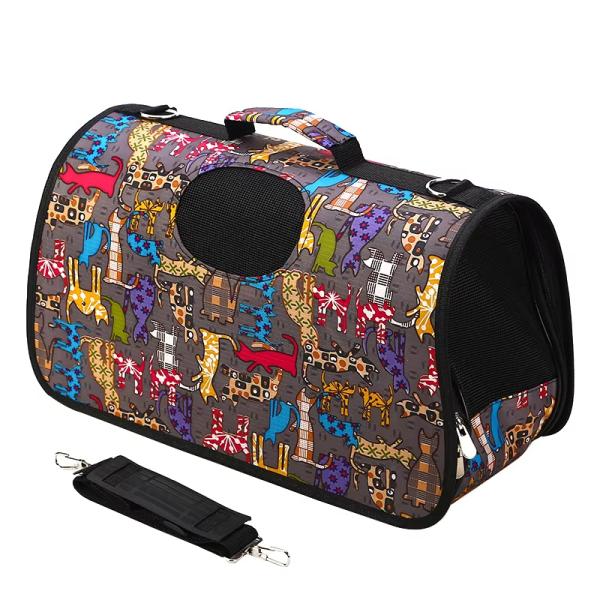 Single Shoulder Pet Carrier Bag Breathable Cat Travel Bags Portable