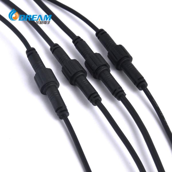 DREAM START 2Pin 3Pin 4Pin LED Connector Cable Waterproof IP67 Male Female Jack Waterproof Extension Cables