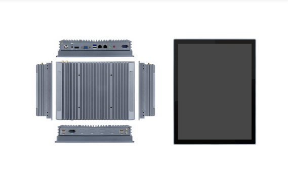 10.1 Inch Industrial Computer IP65 Fanless HMI 350 Cd/M2 Industrial Touch Panel PC