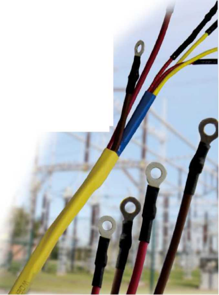 2 до 1 трубопровода сокращения PE двойных трубки сокращения жары стены Watertight с клеем