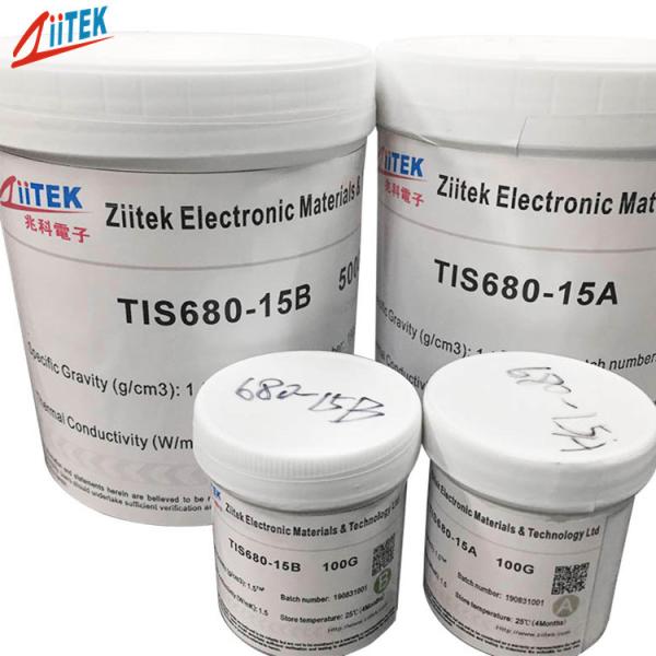 1.5W/mK Двухкомпонентный теплопроводящий клей для светодиодных панелей