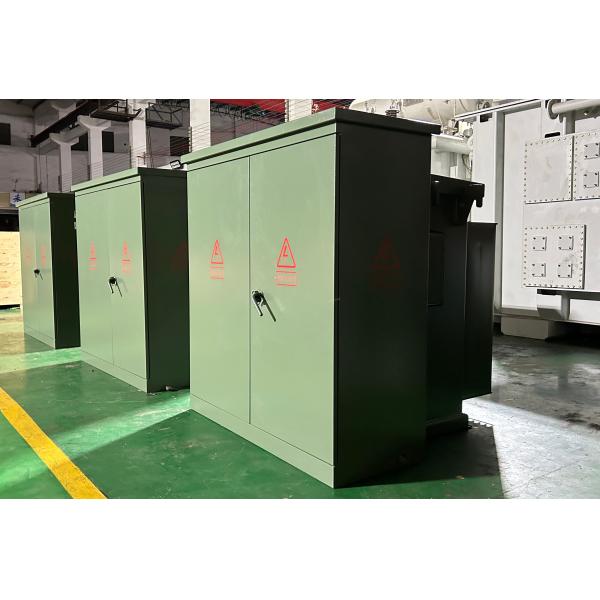 500Kva Three Phase Pad Mounted Transformer Oil Immersed For Residential Power Distribution 12.47KV with UL cUL listed