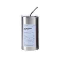 Thé thermique / café Thermos 304 en acier inoxydable Bouteille d'eau portable avec paillettes