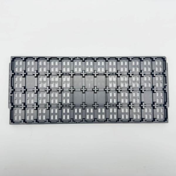 Black Custom JEDEC Trays PPE Material ESD Safe For Customized High-Temperature IC Tray