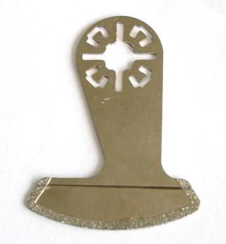 Shoe Shape Diamond Rock Cutting Blade Environment Friendly Vacuum Brazing Technology