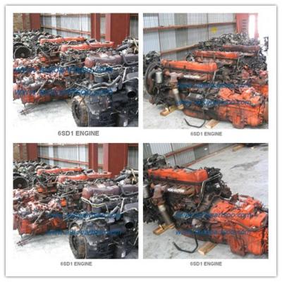 Used ISUZU 6SD1 6SA1 6HH1 6WA1 whole parts and assembly Engine assy, Usado 6SD1 Motor
