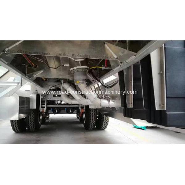 Steel Q345B 3 Axle 45cbm Oil Tank Trailer ADR Flexible Structure