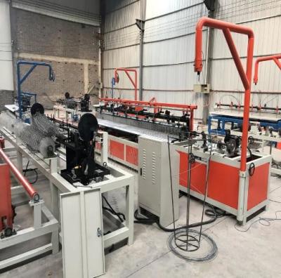 Double Wire Single Wire Diamond Mesh Making Machine 25x25mm Fully Automatic