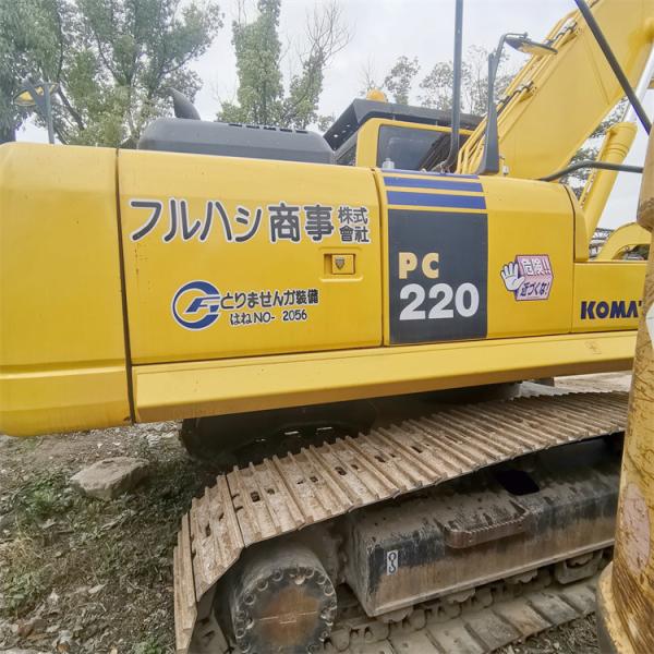 Maquinaria de movimentação de terra de cor original 2021 Komatsu 220-8 22 toneladas Excavadora usada no Japão