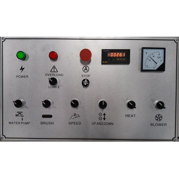 23KW Low - E Horizontal Flat Glass Washing Machine And Dryer Gear Driving