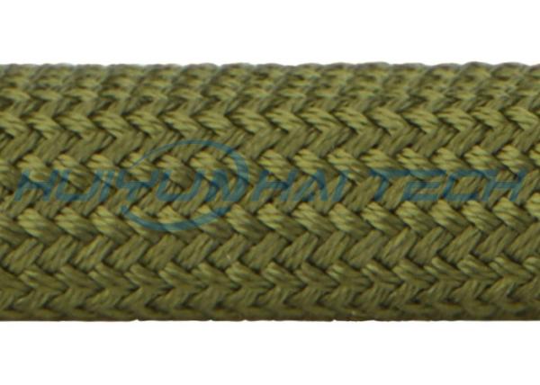 Prova Sleeving trançada elétrica expansível da chama para o chicote de fios da tampa do cabo