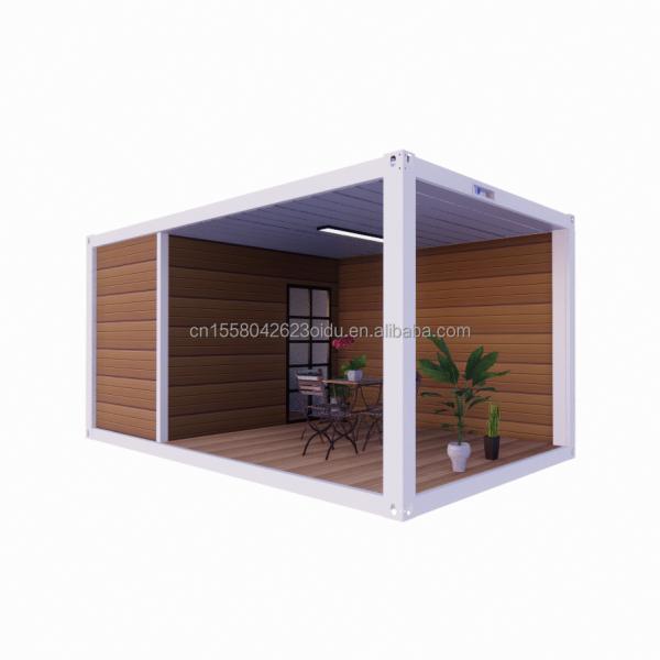 Steel Structure Frame Welded 20ft Flat Pack Assembled Container Mobile House for Hotel Simple and Luxurious Garden House