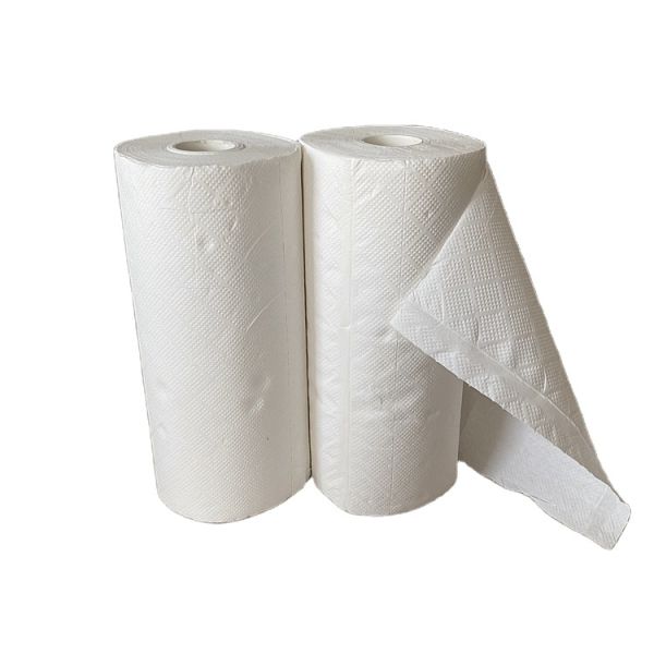 100% Bamboo Pulp Soft Absorbent Multifunctional Eco Friendly Custom Embossing 2/3 Ply Kitchen Paper Towel Roll