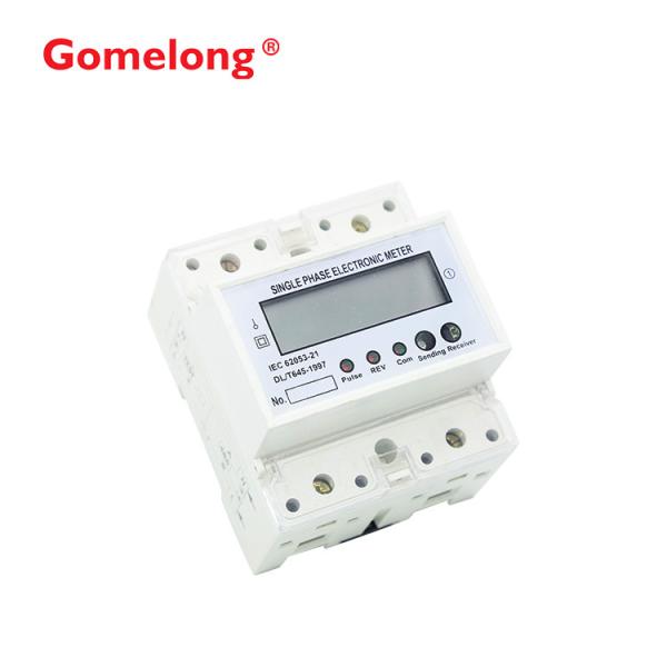 DDS5558 Single Phase Din rail Remote control Modbus Energy Meter With Relay