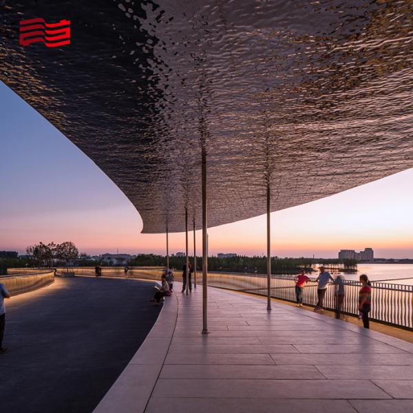 Artistic Leisure Pavilion Design and Construction for Modern Style Welding Technique