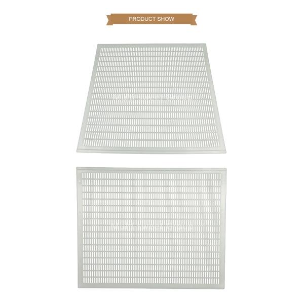 Белый ферзь PP PE поднимая пластиковый ферзь Excluder 51*41cm