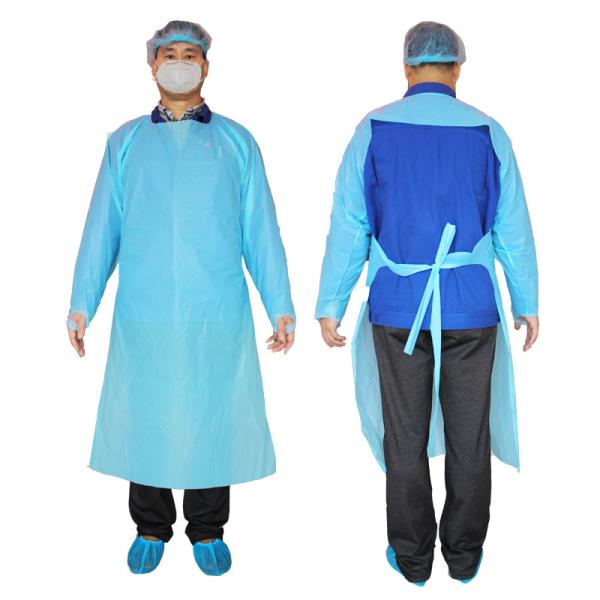 Disposable isolation gown