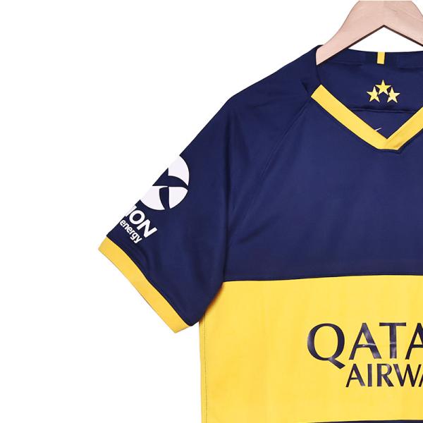 Boca Retro 2019-2020 Home Football Jersey Group Customization Exclusive Classic Replica Design