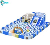 Equipamento de playground interior para crianças com tema oceânico com materiais ambientais