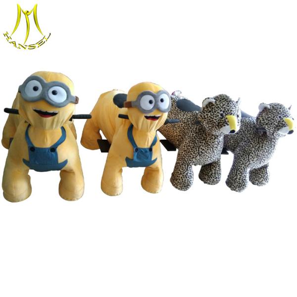 Hansel animal toy rides electric kids ride on 4 wheels animal bike in china