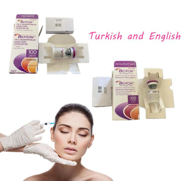 Injeção do pó de Allergan 100iu que remove as linhas faciais toxina Botulinum