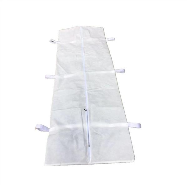 Four Handles Dead Body Bags , Funeral Body Bag Customized LOGO Waterproof