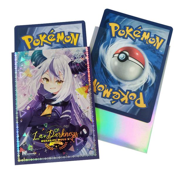 Hologrpahic imprimiu as luvas do cartão para MTG, POKEMON, WS etc. Art Print Trading Card Sleeve
