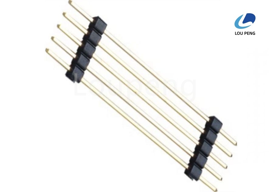 Insulation Resistance 5000 Megaohms Min Single Row Pin Connector Featuring Brass Pin Material and Precision Engineering for Connections