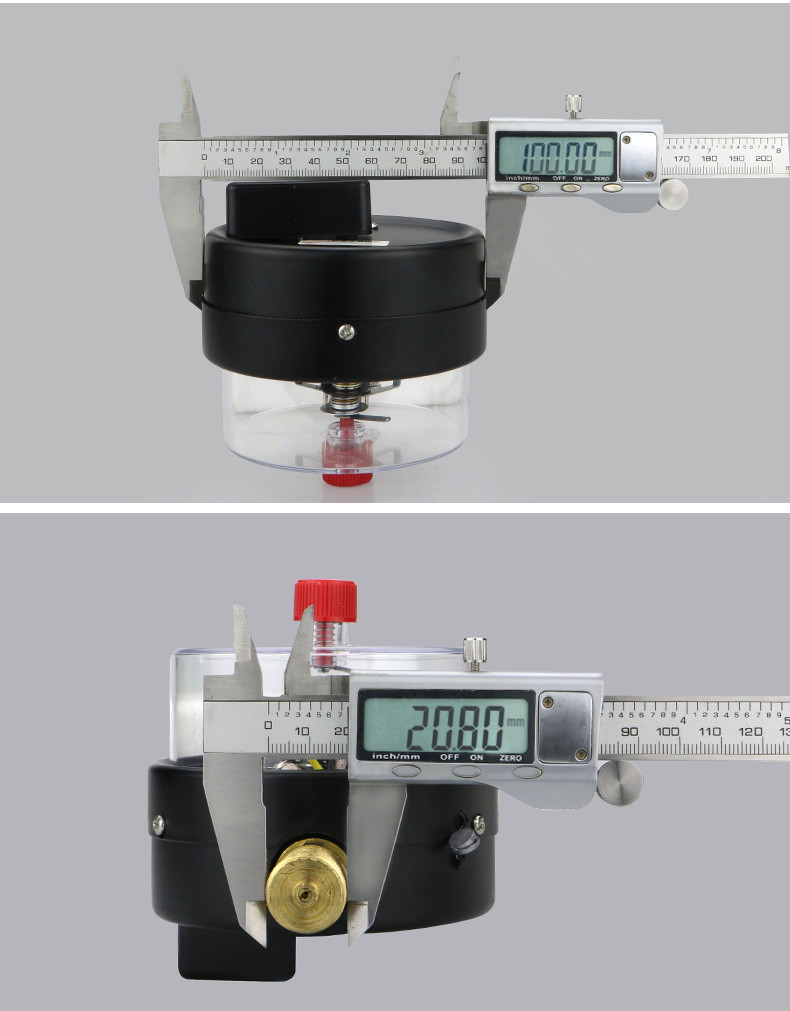 Electrophoretic Housing M20*1.5 CE Certified Electric Contact Pressure Gauge Manometer