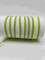 HI polarisé Vis For Clothes Garments Tracksuits d'attache et de tuyauterie de bande de  Sew On Reflective