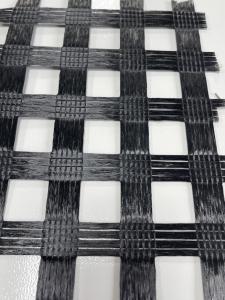 Biaxial Geogrid Woven Coated Polyester Geogrid Highway construction basal