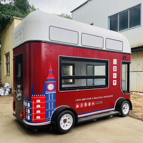 After Service Online support Customized Ice Cream Mobile Beer Tow Bus Truck Trailer Cart
