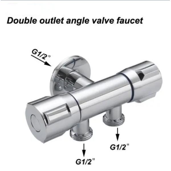 G1/2 Латунный угловой клапан для туалета ванной Bibcock водопровод