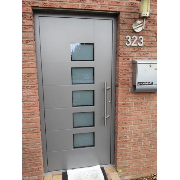 wooden door handles brass / SUS entry door handles set Dia. 32mm tub L600-L1800 W-DH604 glass door handle