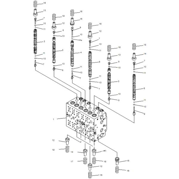 723-46-23103 части модулирующей лампы для PC200-8 PC240-8