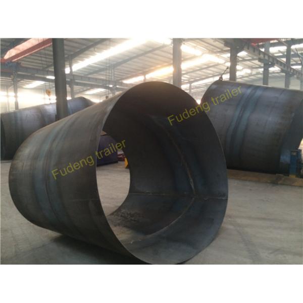 2 / 3 Axle Double-Cylinder Bulk Cement Tanker Trailer For Powder Transportation
