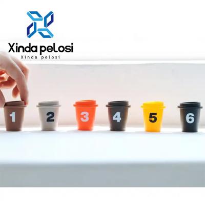 Conjunto de cápsulas de café Dolce recarregáveis, escova de escova, bolsas de café moles de qualidade alimentar