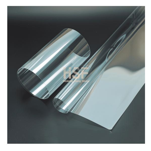 50 Μm Clear PET Fluorosilicone Coated Release Film Excellent Release Property Resistance To Oils Solvents Chemicals