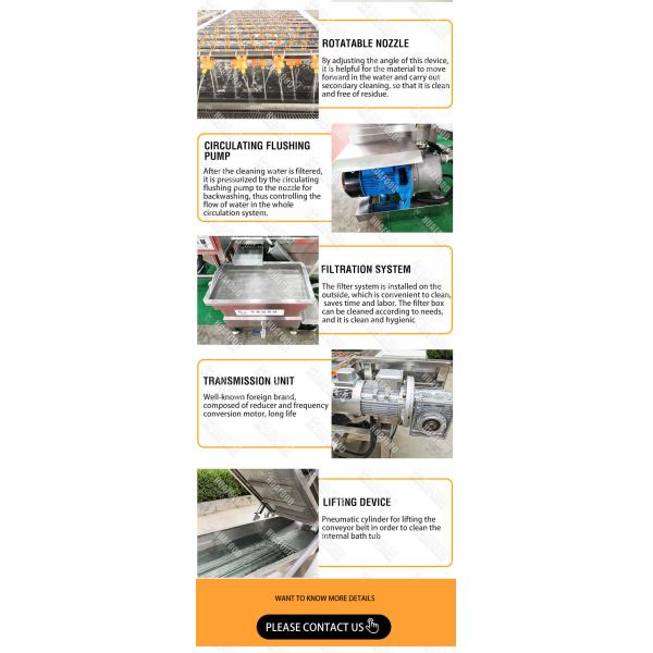 Стиральная машина овоща SUS 304 грибов перцев