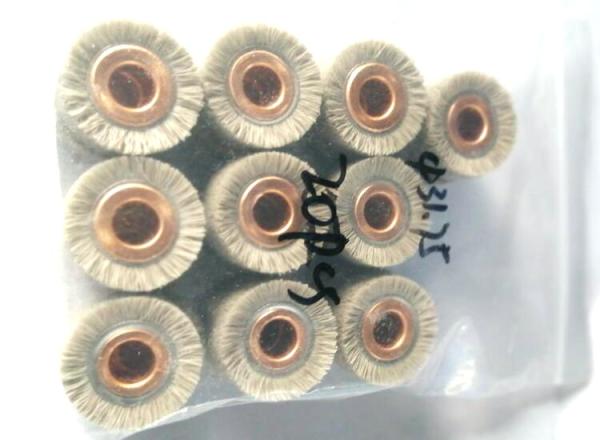 High Performance 32mm OD Aluminium Oxide Abrasive Nylon Ringlock Brush