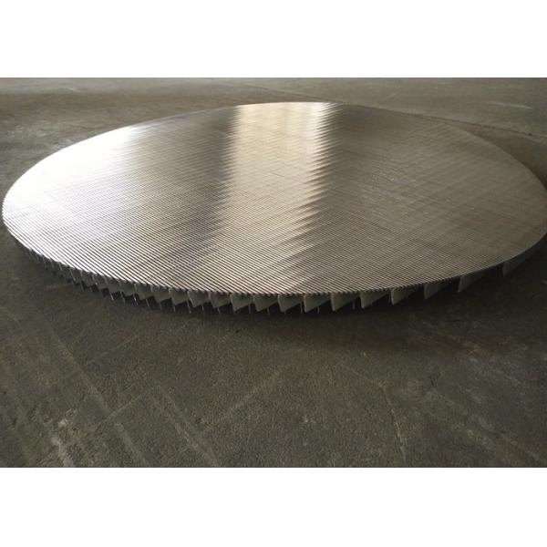 Johnson Slot Sieve Wedge Wire Screen Panels Plate Stainless Steel For Pulp Filtration