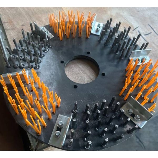12Inch Industrial Underwater Deck Hull Steel Wire Mix Pp Underwater Hull Cleaning Brush
