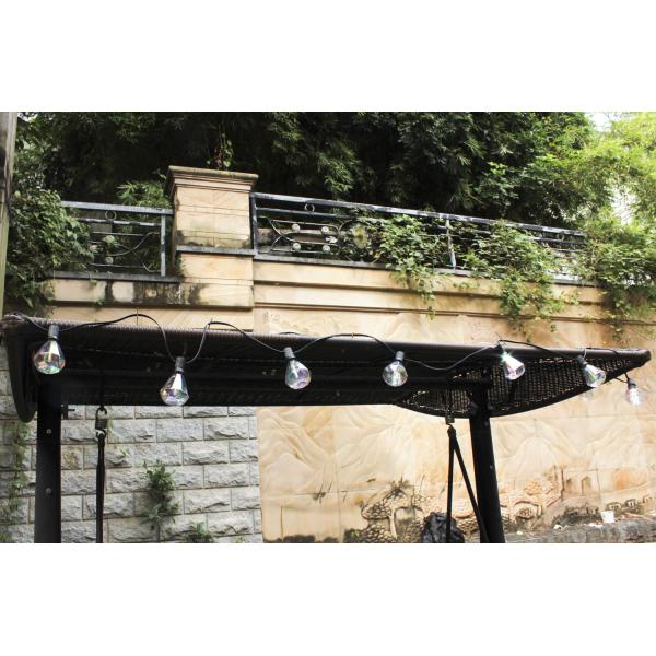 Festoon Length Selectable 2700K Warm White Outdoor LED Christmas Light IP65 Waterproof Holiday String Light E12 Hanging Sockets