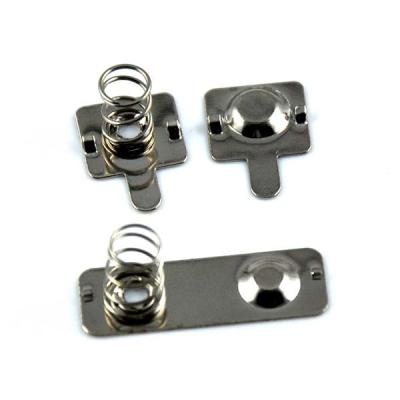 ODM do OEM da compressão do contato da mola de bobina da bateria seca de chapeamento do níquel do metal