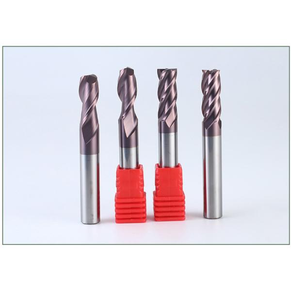 Fresa de carburo Redonda de la bola de la nariz de la fresadora 4 flauta / CNC herramienta de la máquina HRC55