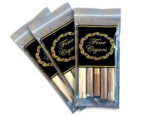 Custom printed  Envelop Aluminum Foil Blunt Cigar Wrap Packaging Bags for tobacco