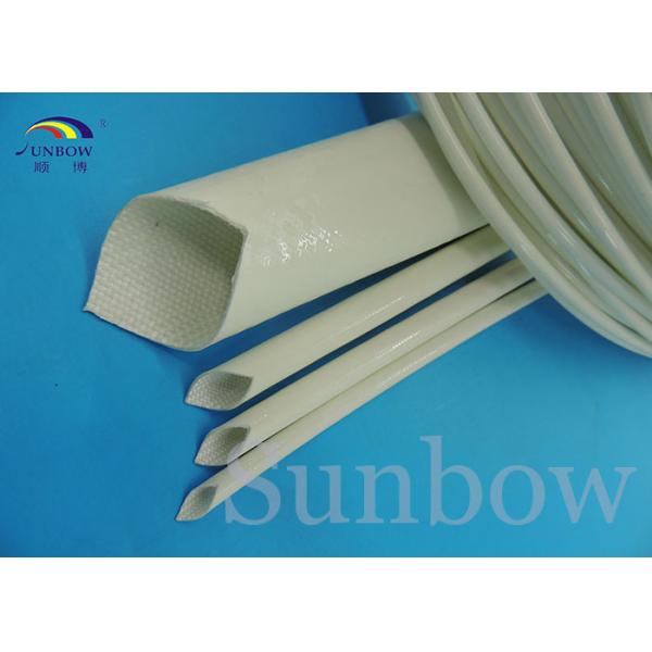 Heat proof High Voltage Silicone Fiberglass Sleeving inside fiber and outside rubber
