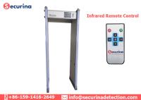 Détecteur de métaux de cadre de porte d'indicateur d'alarme 45 AC100V~240V arqué par zones 50/60Hz