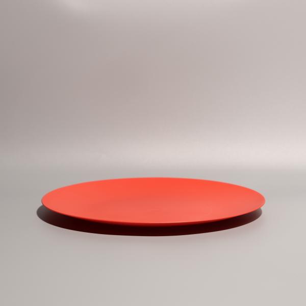 ISO9001 Certified Plastic Food Plate Round PS Stackable Plastic Cake Plates OEM Size