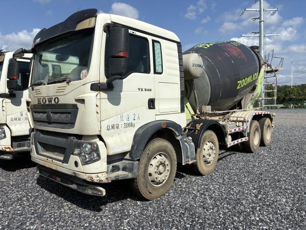 2020 Zoomlion Used Concrete Mixer Truck 12m3 Diesel HOWO